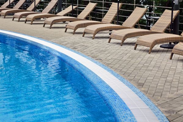 Cost of Poolside Hardscaping in Simpsonville